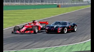 Ferrari F1 2018 vs Batmobile - Monza