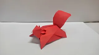 Origami Flying Squirrel - How To Make A Paper Flying Squirrel Step By Step