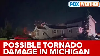 Possible Tornado In Michigan Causes Widespread Damage Near Williamston And Webberville