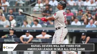 Rafael Devers Batting Third For American League In MLB All-Star Game