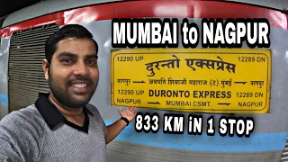 Mumbai Nagpur duronto express !! Only 1 State Journey Duronto Express