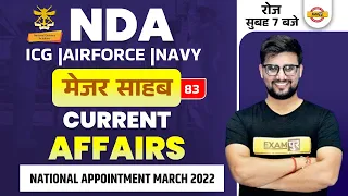 NDA/NAVY/AIRFORCE/ICG Current Affairs Classes |28 APRIL Current Affairs |Current Affairs By Ravi Sir