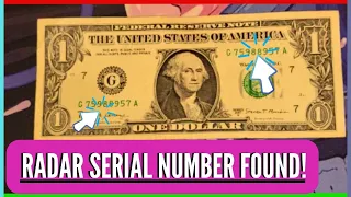 RADAR / Palindrome Serial Number Banknote Found!