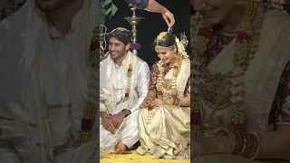 ♥️ Naga Chaitanya akkineni with wife Samantha Ruth Prabhu wedding pics #shorts #nagachaitanya