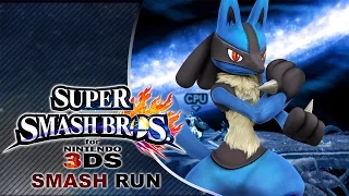 Super Smash Bros. for 3DS - Smash Run: Lucario Gameplay