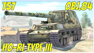 Ho-Ri Type III, T57 Heavy & Object 84 ● WoT Blitz