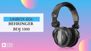 Unboxing 60s- BEHRINGER BDJ 1000 -Songlongmedia