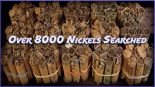 "SEARCHING 8000 NICKELS" - MASSIVE CANADIAN NICKEL COIN ROLL HUNT!!