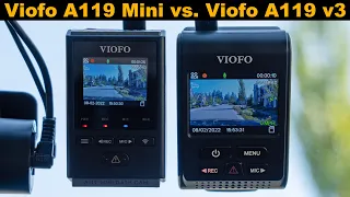 Viofo A119 v3 vs. A119 Mini: Comparison Review