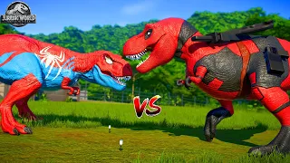 Spider - Man Vs Deadpool | Jurassic World Evolution