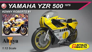 EP50. KENNY ROBERTS 1979 - YAMAHA YZR500 - ALTAYA 1:12 SCALE MINIATURE MODEL