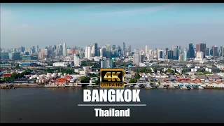 Bangkok, Thailand Drone View 4K - 2023