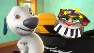 Talking Tom - Piano Battle | Talking Tom Shorts - Cartoon For Kids