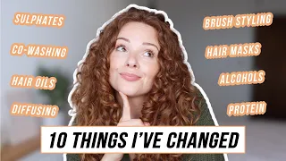 10 THINGS I NO LONGER DO TO MY CURLY HAIR | THINGS I'VE CHANGED IN MY ROUTINE