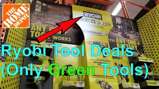 Ryobi Tool Deals (Only Green Tools) @ Home Depot