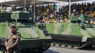 Tropa da Marinha no Desfile Cívico Militar de 7 de setembro de 2022, em Brasília-DF.