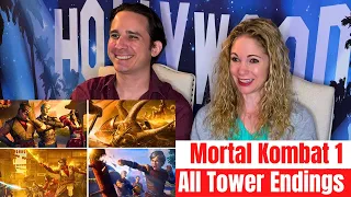 Mortal Kombat 1 All Tower Endings Reaction