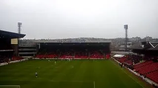 Away end at barnsley (oakwell)