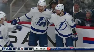 Nikita Kucherov scores vs Jets in his 600th NHL game (6 jan 2023)