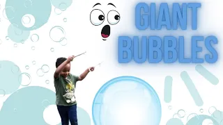 Making Giant Bubbles | Bubble Recipe in Description | Fun Activities for Kids