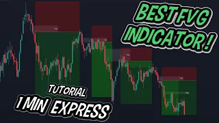 Best FREE ICT Fair Value Gap Indicator (FVG Indicator) | 1min Tutorial