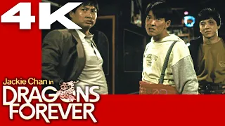 Jackie Chan, Sammo Hung, Yuen Biao "Dragons Forever" in 4K // Bar Fight Scene