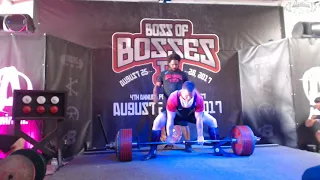 Yuri Belkin 420 kg deadlift Boss Of Bosses IV 2017