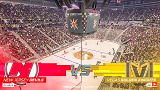 New Jersey Devils vs Vegas Golden Knights 3/3/2023 NHL 23 Gameplay
