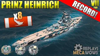 Prinz Heinrich 8 Kills & 129k Damage | World of Warships Gameplay 4k