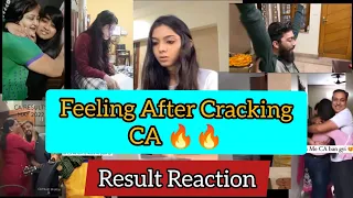 Feeling After Becoming CA 🥺🥺 || CA Result Reaction 🔥🔥 || Emotional Feeling😭 ||