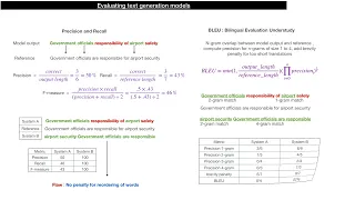Evaluation of text generation models !