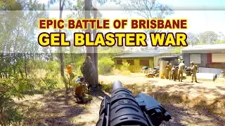 AUSTRALIAN'S  EPIC WAR GAME with Gel Blasters! Gold Coast Versus Brisbane in the Siege of Brisbane