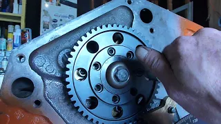 Install of a Milodon 13600 gear drive for the small block mopar LA engine