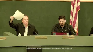 City of Calexico Special Council Meeting January 24, 2024