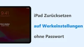 So setzen Sie das iPad auf die Werkseinstellungen zurück, wenn Sie das Passwort vergessen- iOS16