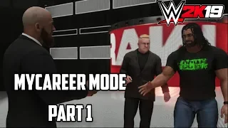 WWE 2K19 MyCareer Playthrough Part 1 - Welcome To NXT?