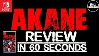 AKANE REVIEW Nintendo Switch in 60 Seconds