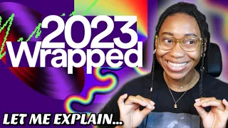 REACTING TO MY 2023 SPOTIFY WRAPPED! 😳 (honestly surprised...)