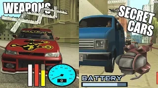 Secret Features and Hidden Weapons on Vehicles in GTA San Andreas Multiplayer