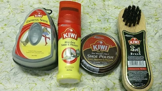 Kiwi Shoe Care products Unboxing.
