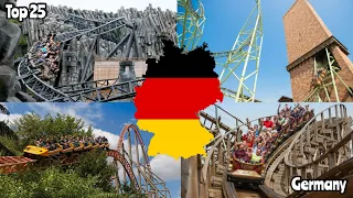 Top 25 BEST Roller Coasters in GERMANY (2023)