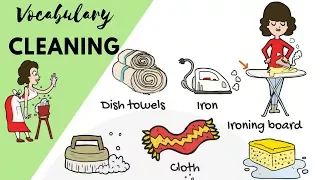 List of Cleaning Supplies in English | House Cleaning and Laundry Vocabulary Words