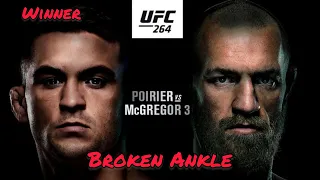 Conor vs Dustin 3 - Live Reaction - Broken Ankle of Mystic Mac - Full fight