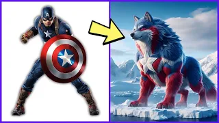 AVENGERS But WOLF 🐺 VENGERS 🔥 ALL CHARACTERS 💥 ( MARVEL & DC ) 2024