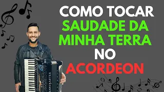 COMO TOCA SAUDADE DA MINHA TERRA NO ACORDEON