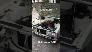 4G63 SOHC on 1983 Lancer GSR