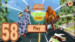 Grizzy and the Lemmings Yummy Run - Gameplay Walkthrough Part 58 (Android/iOS)