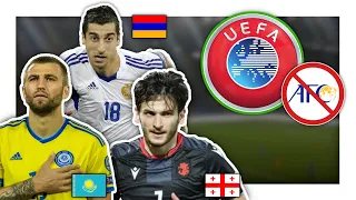 Warum sind Georgien, Kasachstan & Co in der UEFA?