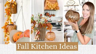 FALL 2022 DECORATE WITH ME 🍁 Part 1 || Fall Kitchen Decor