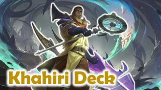 KHAHIRI WINS THE GAME!! | Best Shurima Deck | Khahiri Deck | Legends of Runeterra